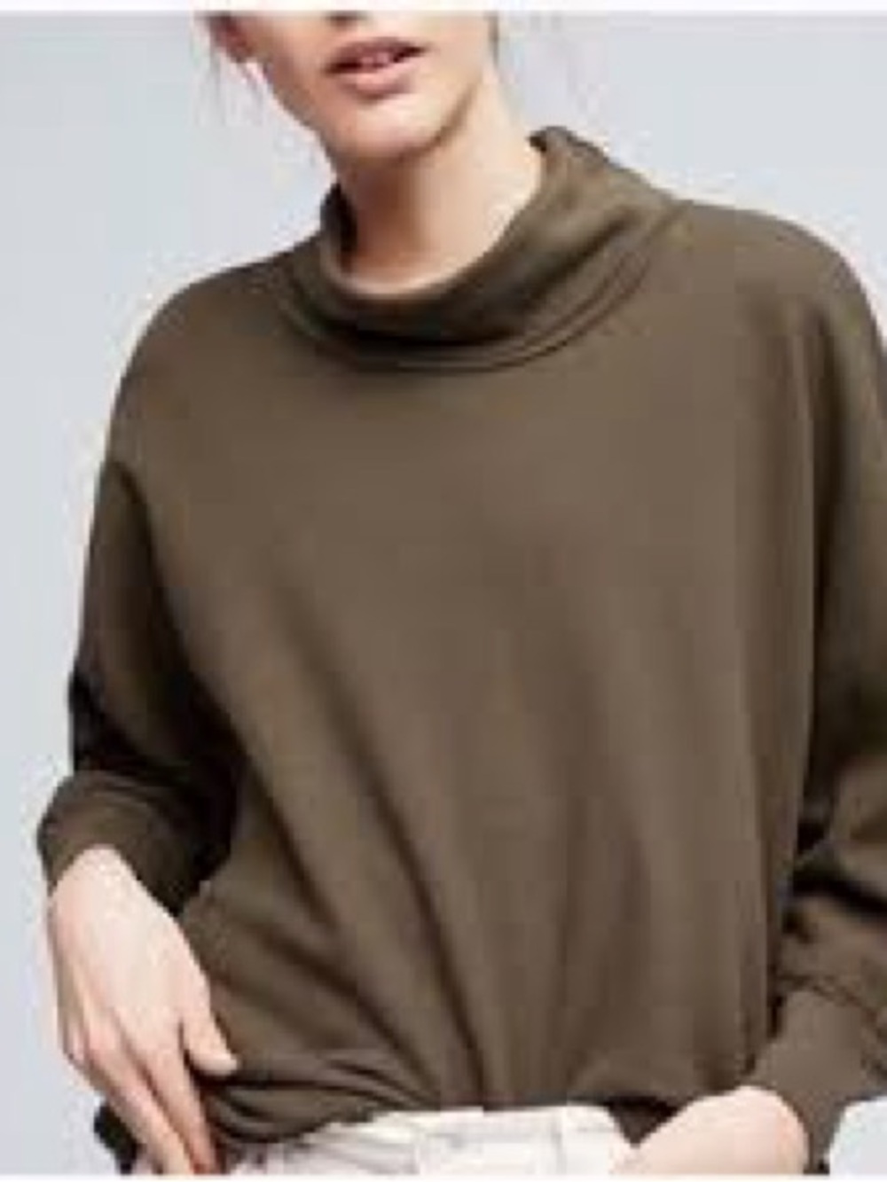 STATESIDE Honeyluxe Flatback Rib Dropped Dolman Top